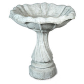 Photo of Birdbath - Large Swirl Base - Tulip Ttop - Marquis Gardens
